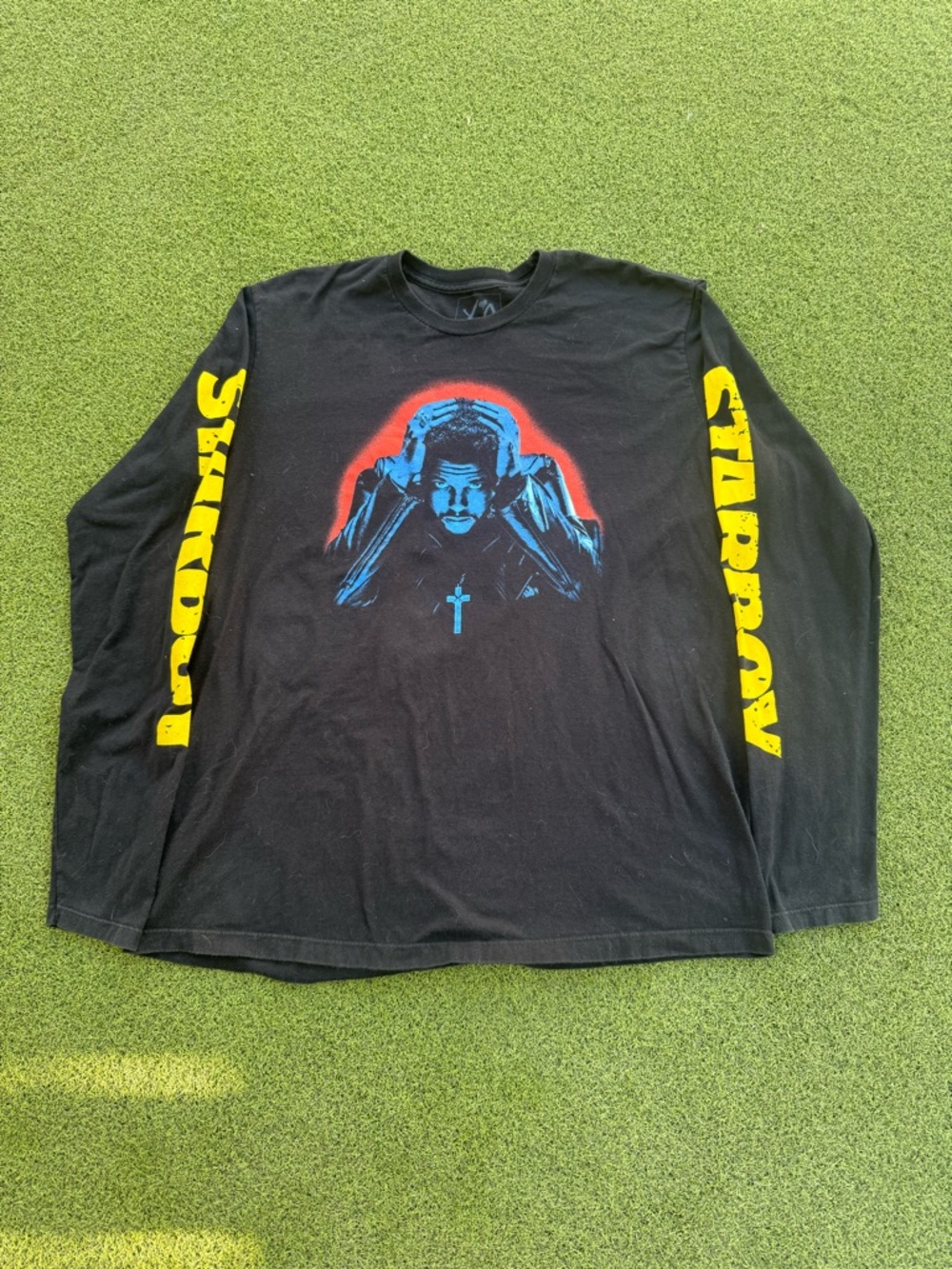 MODERN SKATER STREETWEAR XO THE WEEKND STARBOY PROMOTIONAL ALBUM LONG SLEEVE